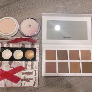 Pat McGrath, scott Barnes and tatcha contour and highlight bundle.